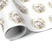 かわいいハリネズミの森 ラッピングペーパー (ロールコーナー)