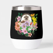 かわいいハリネズミの花 (背面)