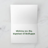 かわいいハリネズミの誕生日カードが5月 カード (内部)