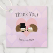 かわいいハリネズミを愛してありがとう フェイバータグ (正面)