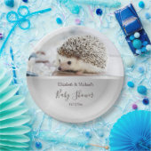 かわいいハリネズミ男女兼用の赤ちゃんシャワー ペーパープレート (パーティー)