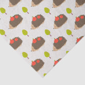 かわいいハリネズミ運のリンゴ 薄葉紙 (詳細)