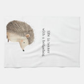 かわいいハリネズミ キッチンタオル (横)