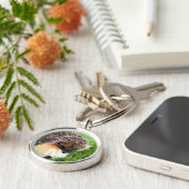 かわいいハリネズミ キーホルダー (側面)