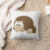 かわいいハリネズミ クッション (ブランケット)