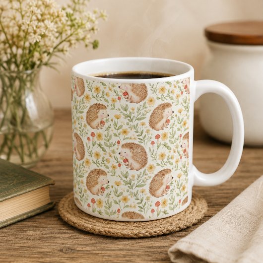 かわいいハリネズミ コーヒーマグカップ