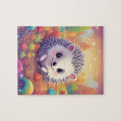かわいいハリネズミ ジグソーパズル (横)