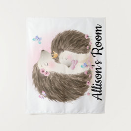 かわいいハリネズミ タペストリー