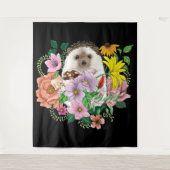 かわいいハリネズミ タペストリー (正面)