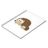 かわいいハリネズミ ノートブック (左側)