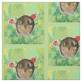 かわいいハリネズミ ファブリック (見本)