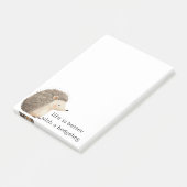 かわいいハリネズミ ポストイット (アングル)