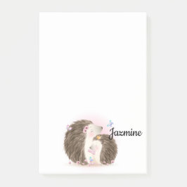 かわいいハリネズミ ポストイット