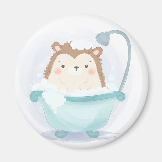 かわいいハリネズミ マグネット (正面)