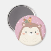 かわいいハリネズミ マグネット (正面/裏面)