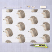 かわいいハリネズミ 薄葉紙 (クラフト)