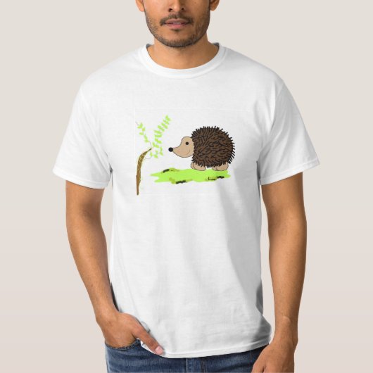 かわいいハリネズミ Tシャツ (正面)