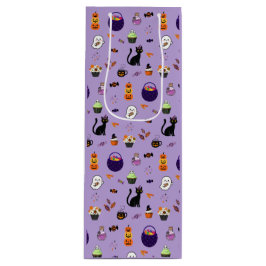 かわいいハロウィンお菓子パーティー ワインギフトバッグ