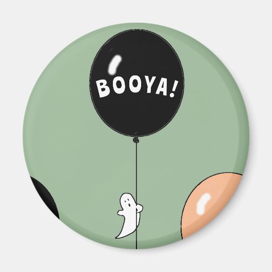 かわいいハロウィンお誕生日幽霊マグネット マグネット (正面)