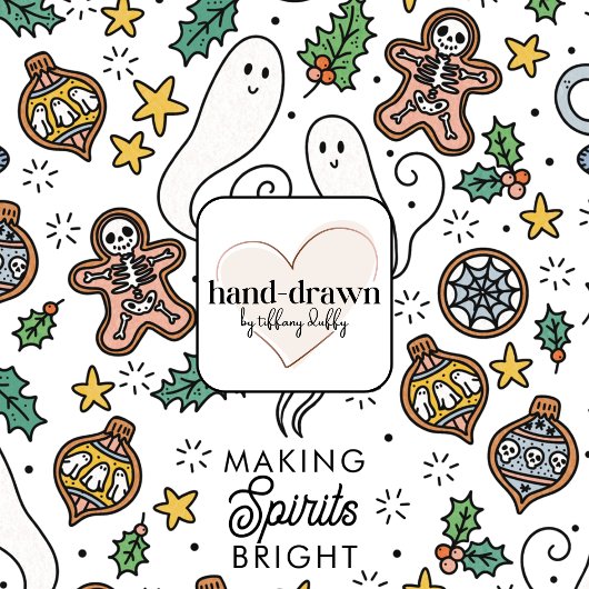 かわいいハロウィンとクリスマスの家族写真 シーズンカード