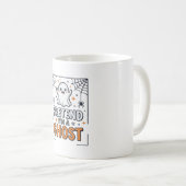 かわいいハロウィンのおばけのふり コーヒーマグカップ (正面右)