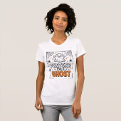 かわいいハロウィンのおばけのふり Tシャツ (正面フル)