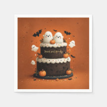 かわいいハロウィンのおばけケーキ 小さなブー