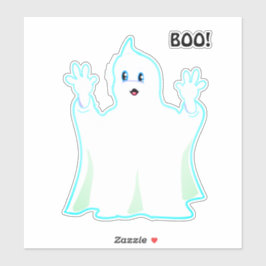 かわいいハロウィンのおばけステッカー シール