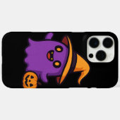 かわいいハロウィンのおばけステッカー Case-Mate iPhoneケース (裏面 (横))