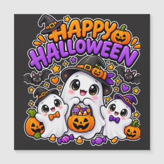 かわいいハロウィンのおばけ家族