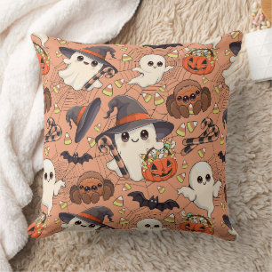 かわいいハロウィンのおばけ かわいいスタイル クッション