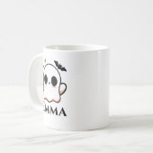 かわいいハロウィンのおばけ カスタマイズ可能 コーヒーマグカップ (正面左)