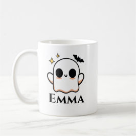 かわいいハロウィンのおばけ カスタマイズ可能 コーヒーマグカップ