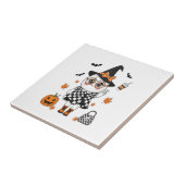 かわいいハロウィンのおばけ タイル (側面)