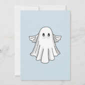 かわいいハロウィンのおばけ 招待状 (裏面)
