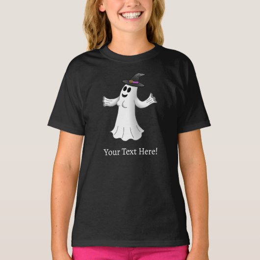 かわいいハロウィンのおばけ Tシャツ (正面)
