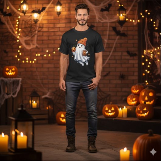 かわいいハロウィンのおばけ Tシャツ