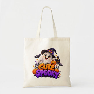 かわいいハロウィンのおばけTシャツ - かわいいパステルな怖さ トートバッグ