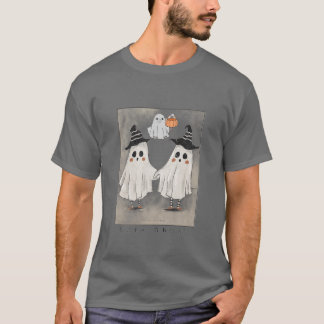 かわいいハロウィンのおばけTシャツ Tシャツ