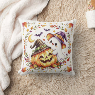 かわいいハロウィンのお化けとスロー枕 クッション