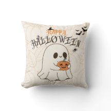 かわいいハロウィンのお化けの枕