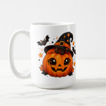 かわいいハロウィンのかぼちゃ魔女
