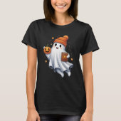 かわいいハロウィンのオバケ Tシャツ (正面)