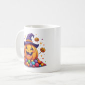 かわいいハロウィンのカボチャキャンディマグ コーヒーマグカップ (正面左)