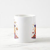 かわいいハロウィンのカボチャキャンディマグ コーヒーマグカップ (中央)