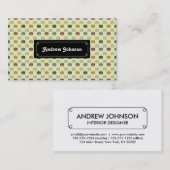 かわいいハロウィンのカボチャパターン 名刺 (正面/裏面)