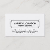 かわいいハロウィンのカボチャパターン 名刺 (裏面)