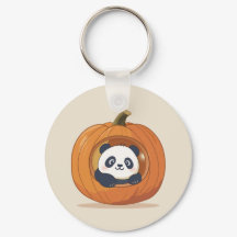 かわいいハロウィンのカボチャパンダ