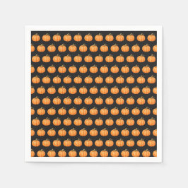 かわいいハロウィンのカボチャ スタンダードカクテルナプキン