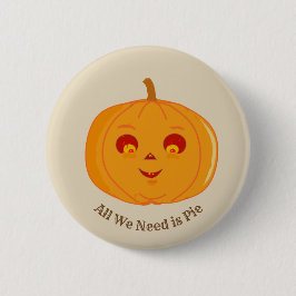 かわいいハロウィンのカボチャ 缶バッジ